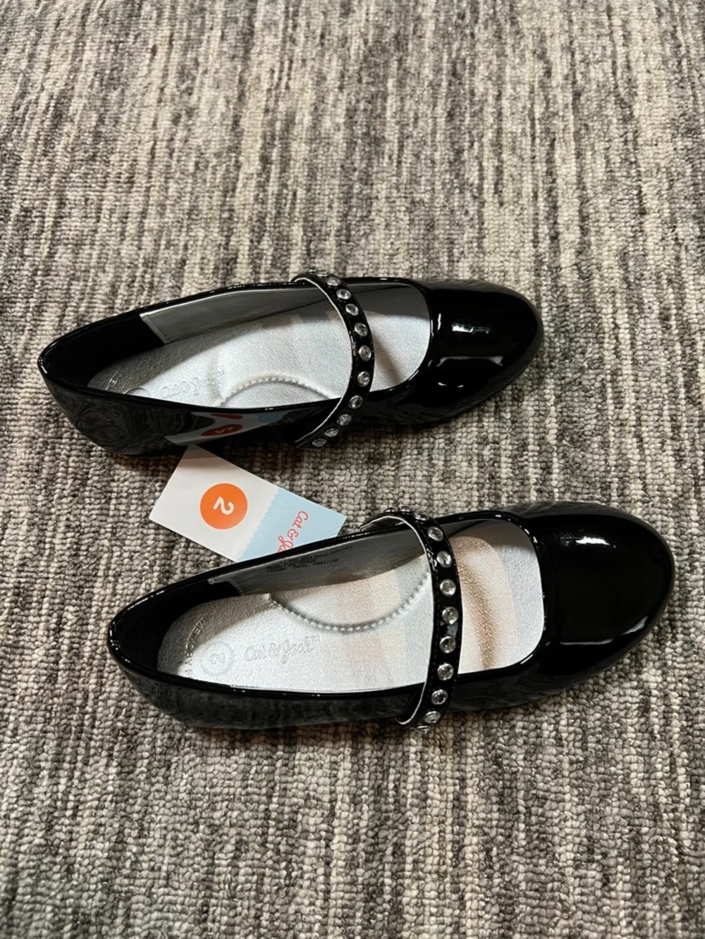 Cat & Jack - Kids' Brooke Ballet Flats Size 2